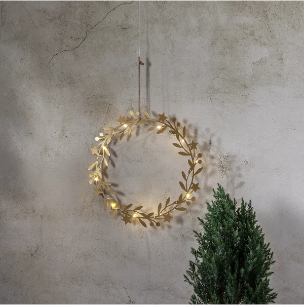 Belysning Jul Krans Holiday 28 cm