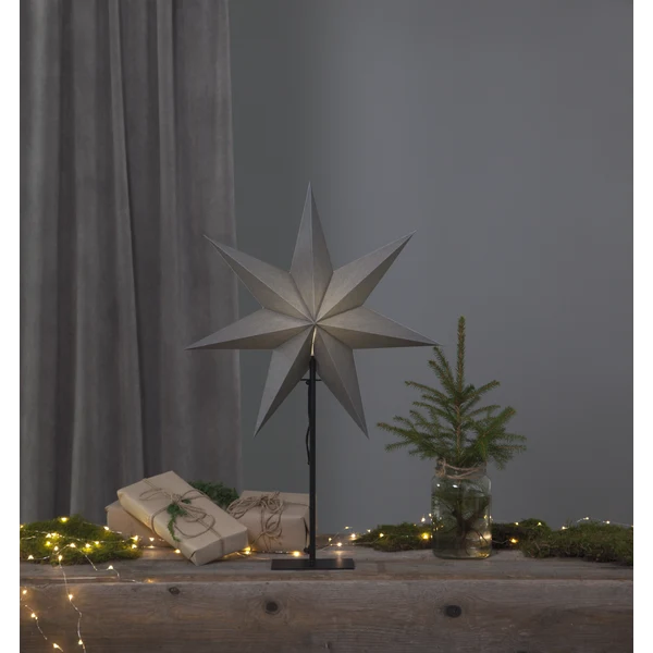 Adventsstjärna Pappersstjärna på fot Frozen 75 cm