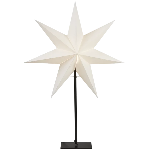 Adventsstjärna Pappersstjärna på fot Frozen 80 cm