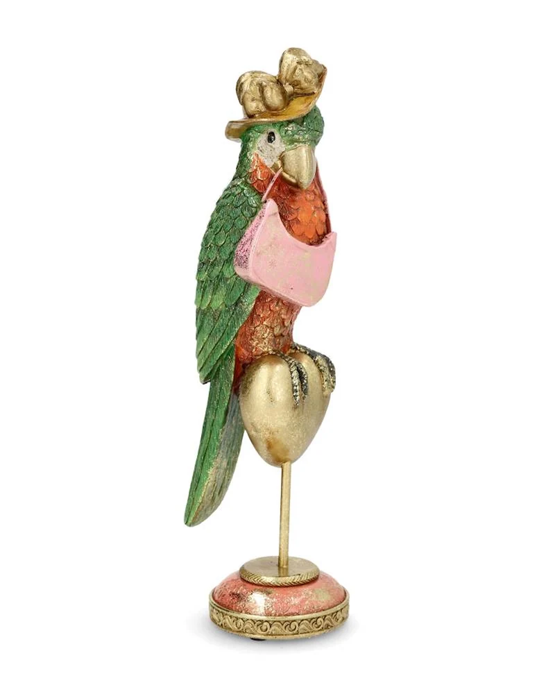 Ljusstake Papegoja Handväska 33 cm