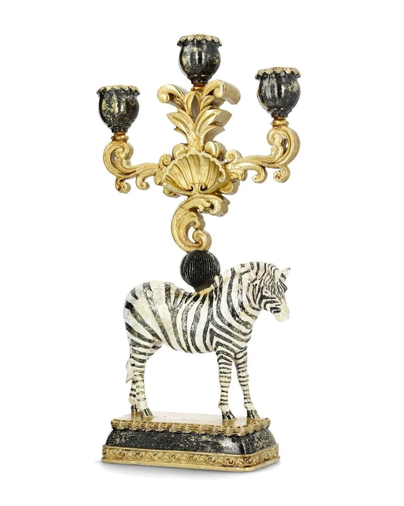 Ljusstake Zebra 43 cm