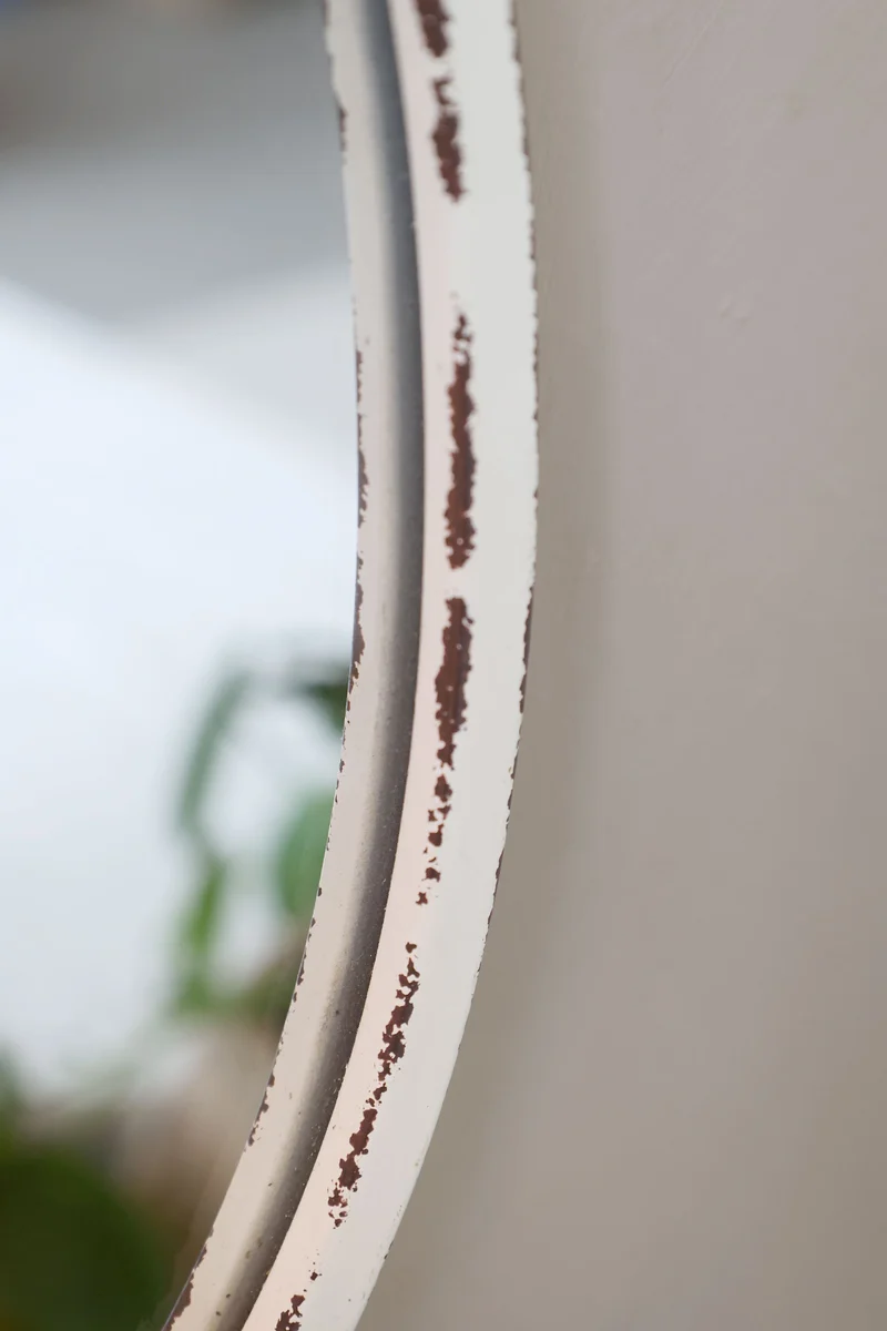 Ljusstake Vägg Ljuslampett Spegel 38 cm Antik