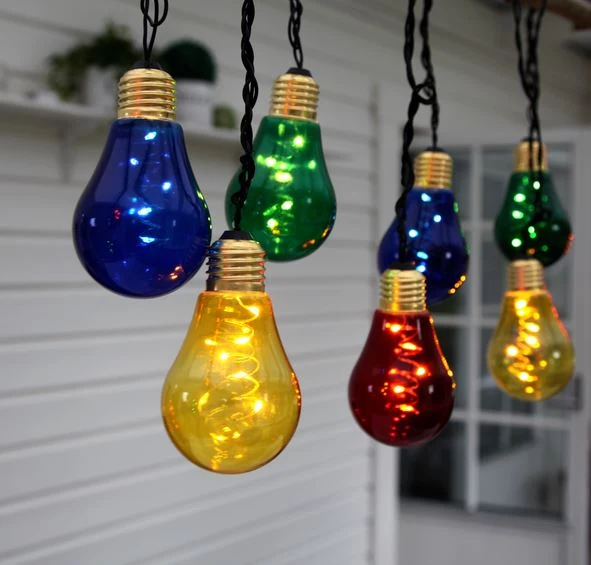 Ljusslinga för eluttag Glow 360 cm Multi