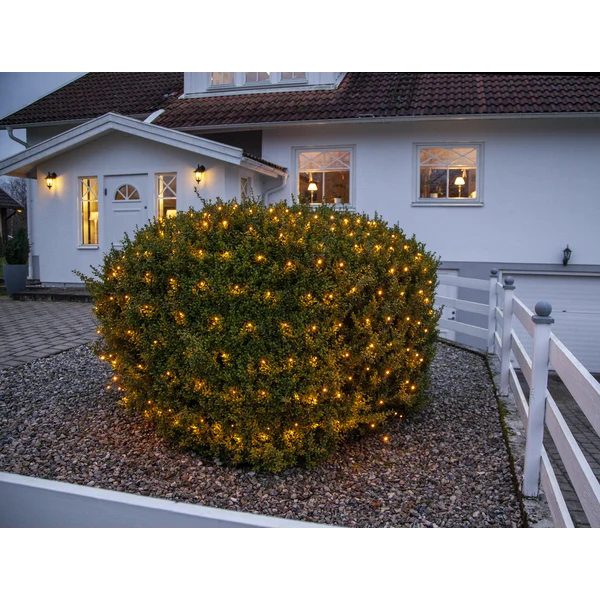 Juldekoration Utomhus Ljusnät Golden Warm White 200cm