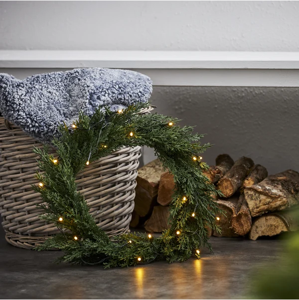 Juldekoration Utomhus Krans Thuja 40 cm