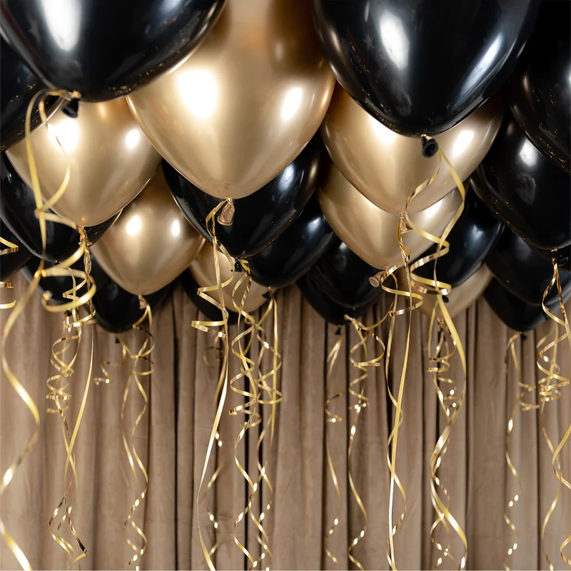 Ballong Kit Svart/Guld