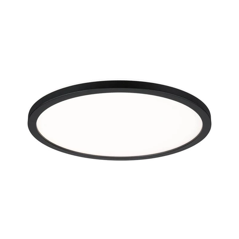 LED Panel Atria Shine Rund Ø 29cm Schwarz