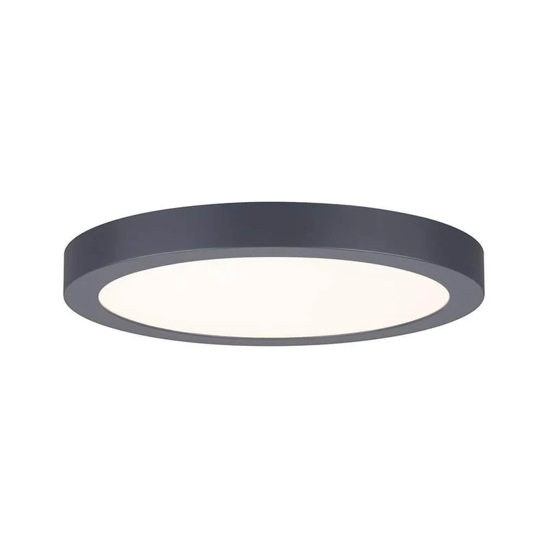 LED Panel Abia Wand- und Deckenleuchte Dunkelgrau