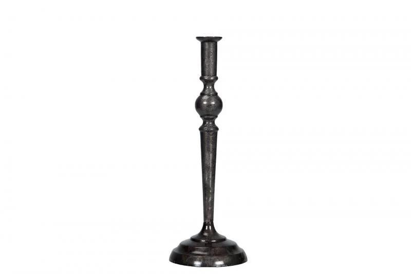 Ljusstake Grå Onyx Ø12x33cm REA
