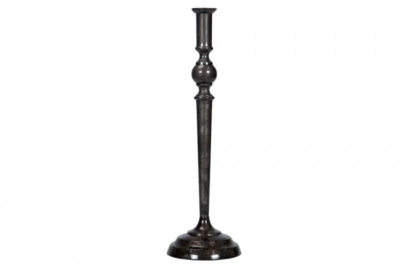 Ljusstake Grå Onyx Ø12x38cm REA