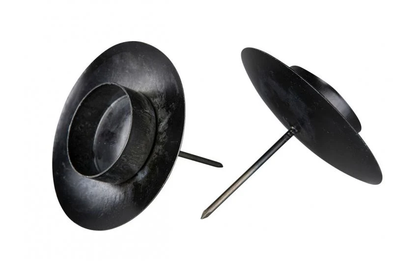 Ljusstake Ljushållare Värmeljus till flaska - svart 4-pack REA