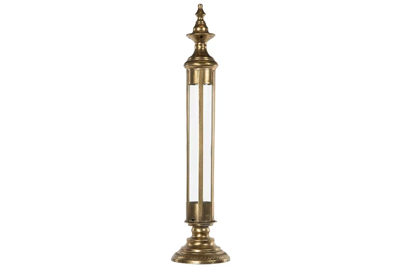Ljuslykta Tower Guld 19x86cm 1 st HH REA