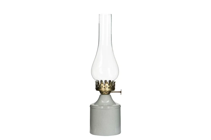 Ljuslykta Lampa till värmeljus Emalj Stone Iris Ø9x35cm REA