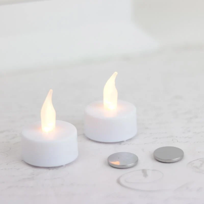 Batteridrivet Ljus LED värmeljus med timer 2-pack REA
