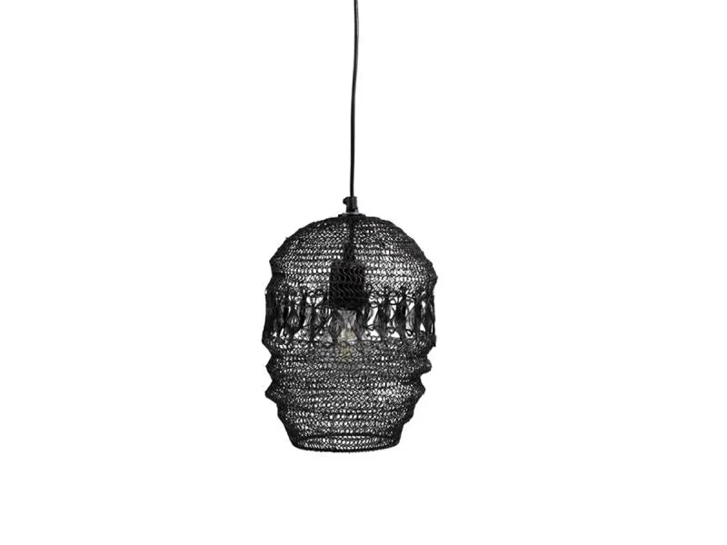 Taklampa fil de fer H30 / Ø13 cm antik mocka REA