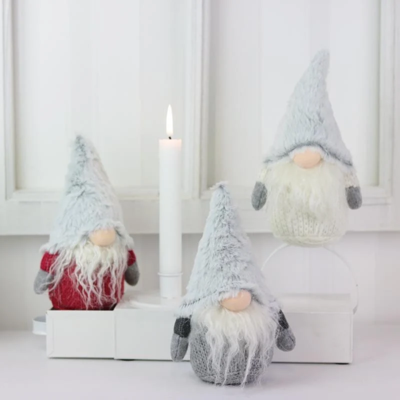 Juldekoration Inomhus Tomte Blyger 3-pack (B/H/D) 13x19x9cm REA