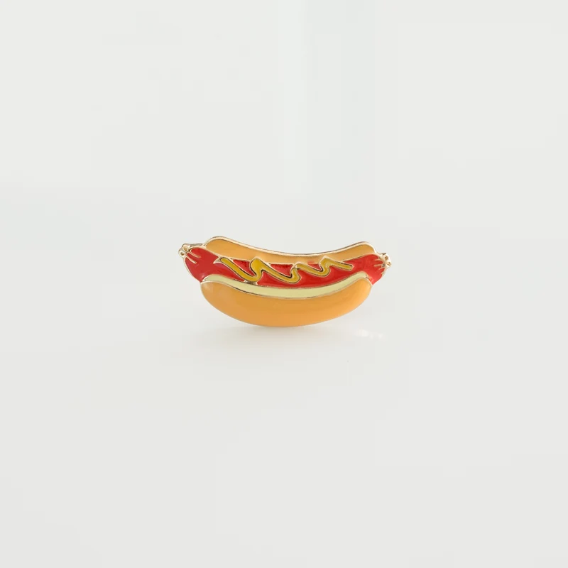 Hotdog Hard Enamel Lapel Pin