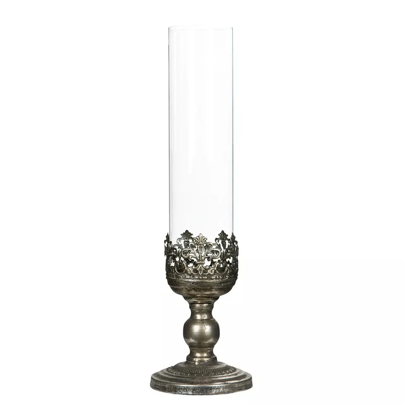 Ljuslykta Leah silver 43 cm 1 st HH