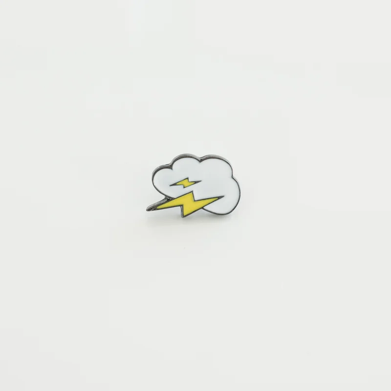 Lightning Hard Enamel Lapel Pin