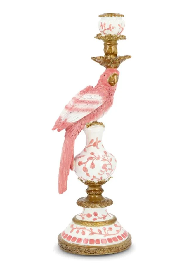 Ljusstake Papegoja Rosa 40cm Åter i lager December 2026