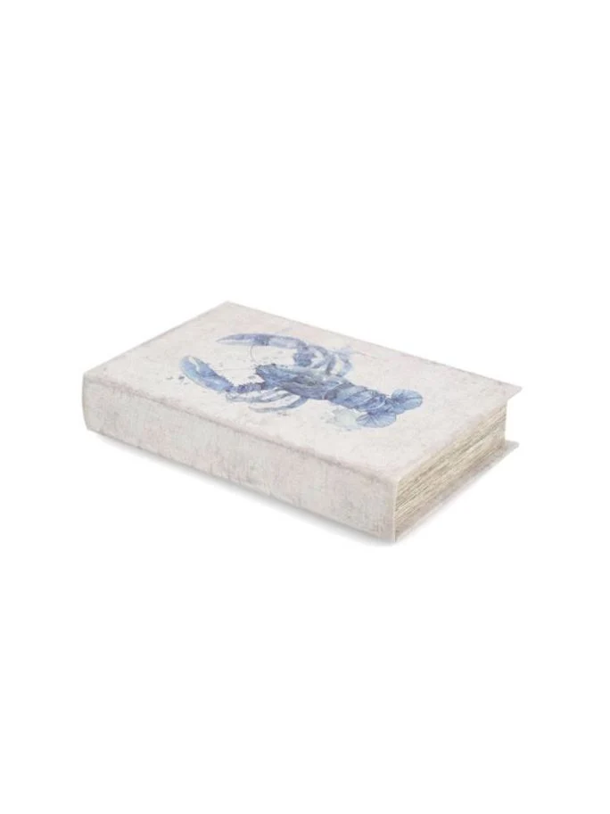 Dekoration Boklåda Hummer 2-pack 17x5x26 cm