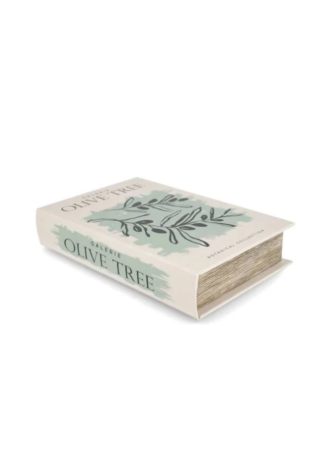 Dekoration Boklåda Olive Tree 2-pack 16x5x24 cm REA