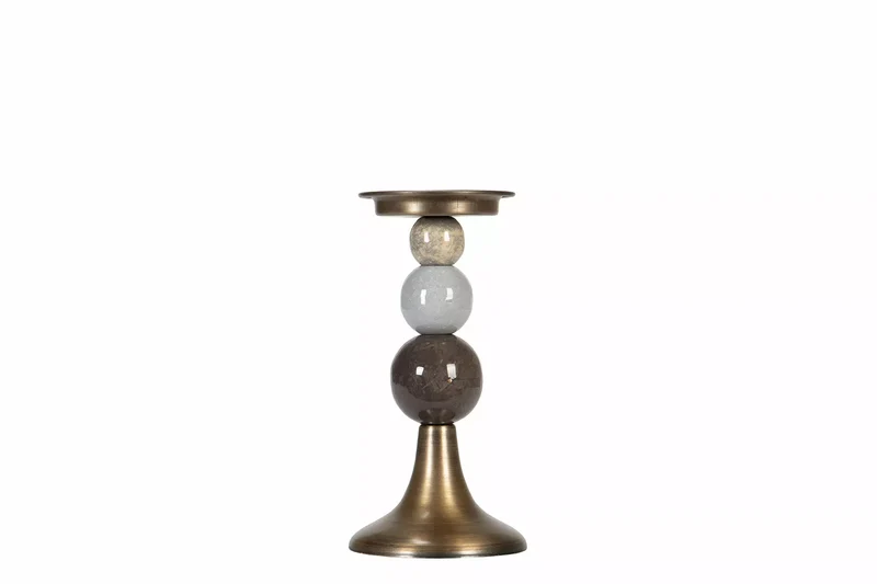 Ljusstake Blockljus Multi Stone 24,5 cm HH