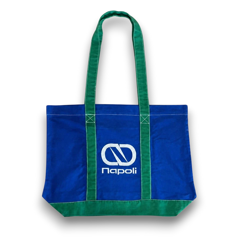 Napoli Large Tote - Blå/Grön