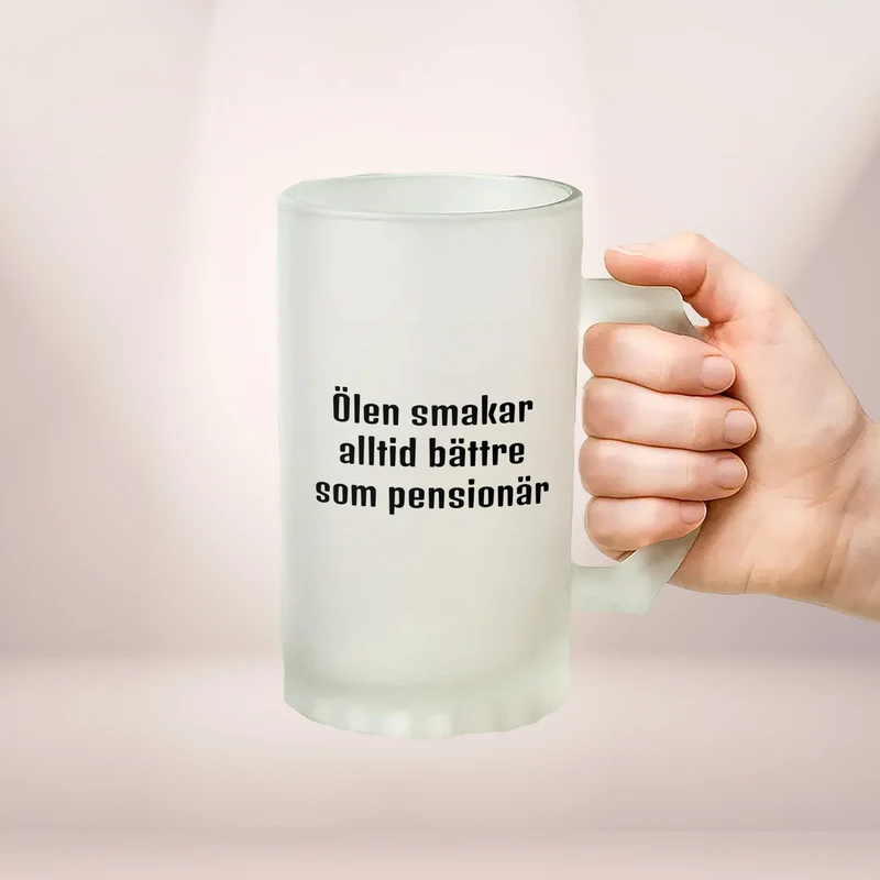 Ölen smakar alltid bättre som pensionär | Ölglas