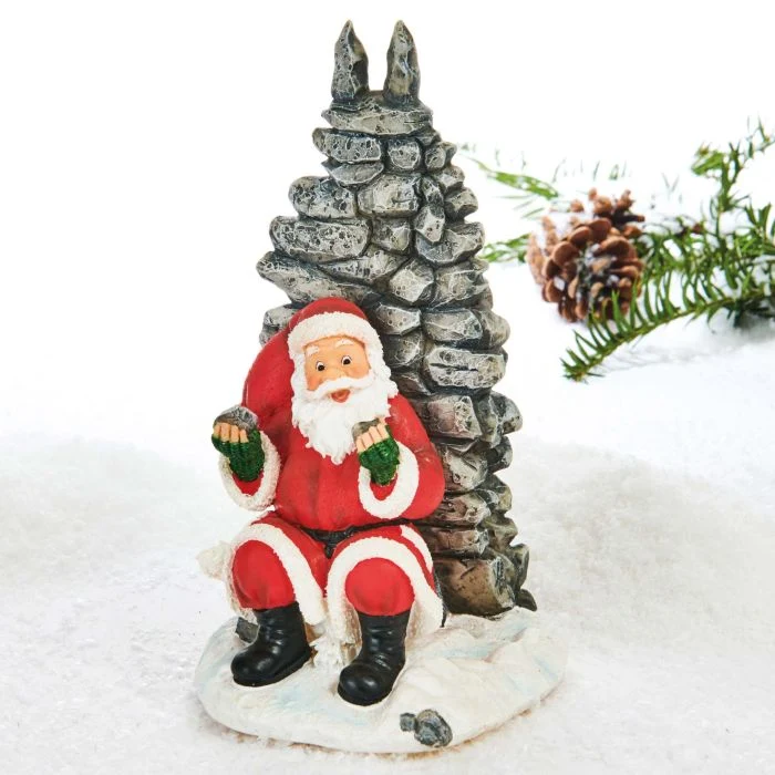 Jultomte med önskestenar