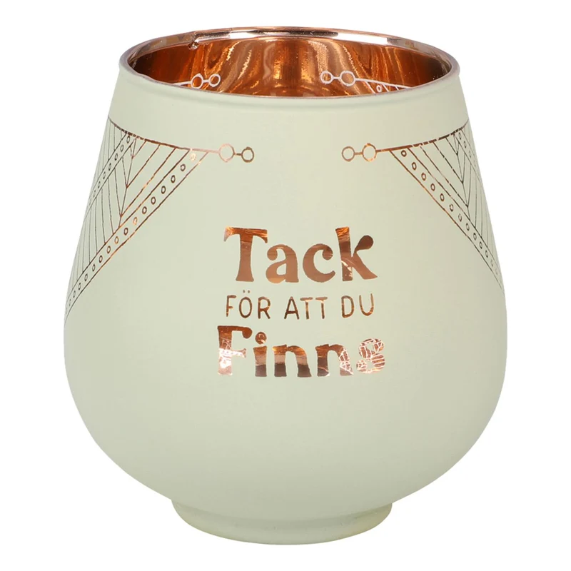 Ljuslykta Spegelglas | Tack för att du finns