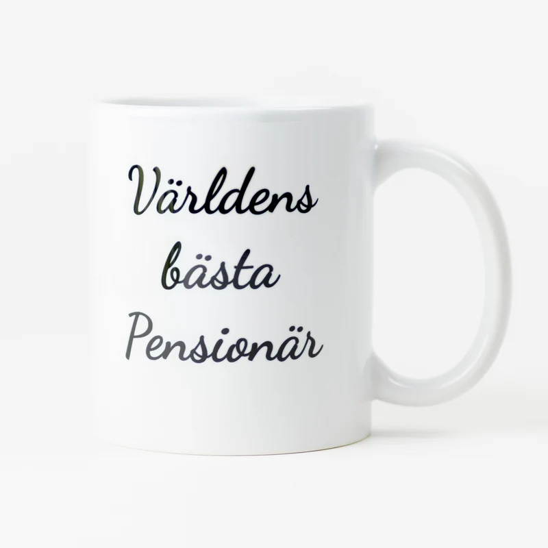 Kaffekopp till pensionär | Världens bästa pensionär