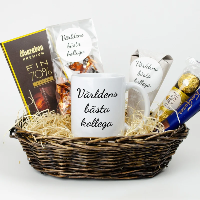 Present till kollega | Världens bästa kollega | Presentkorg
