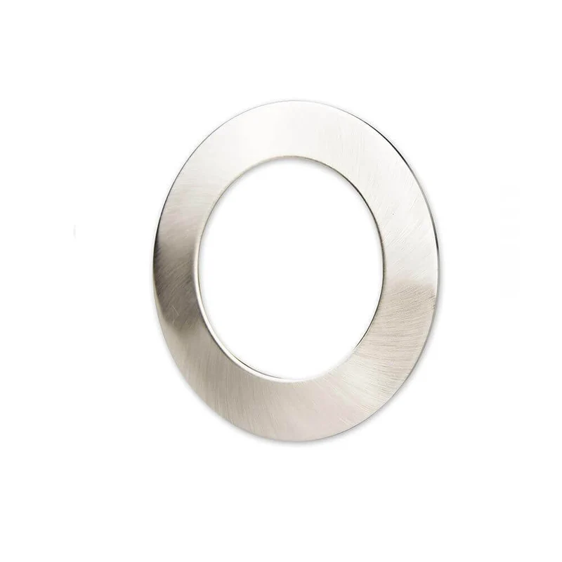 Abdeckung Sys-90 rund Chrom-Matt für Einbaustrahler