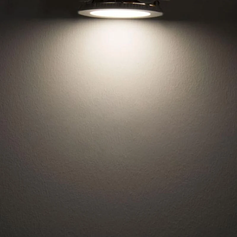 LED Einbaupanel Ø 15cm flach rund silber Dimmbar 9W Neutralweiß