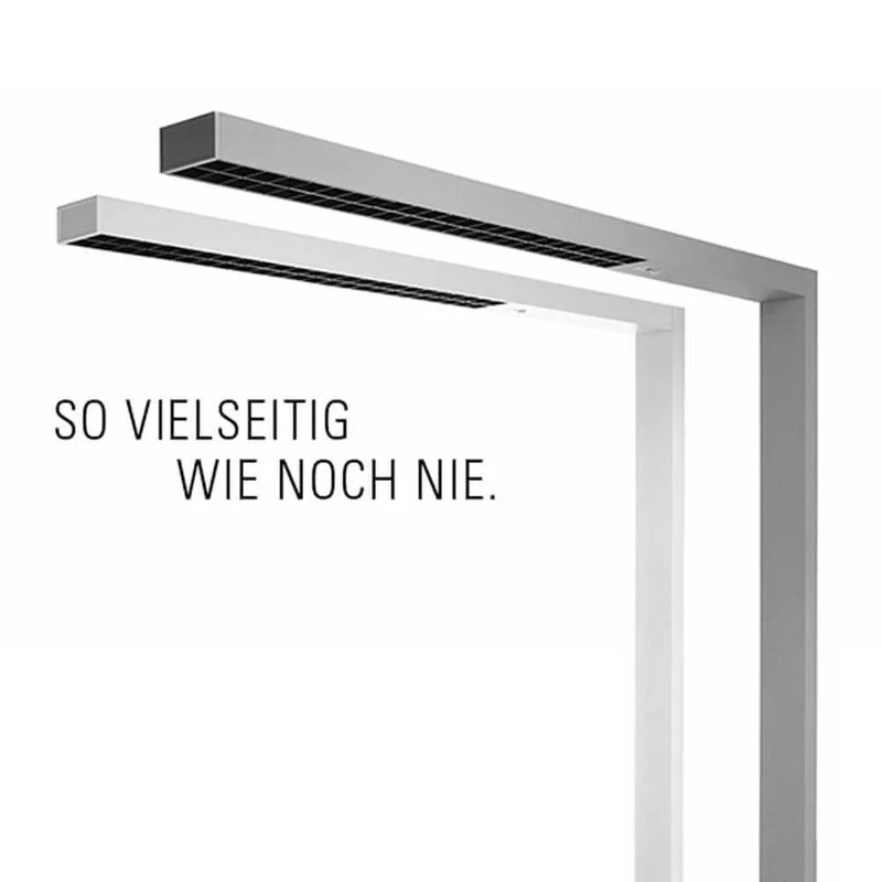 LED Büro Stehlampe Motion 9600lm Präsenzmelder & Tageslichtsensor Weiß