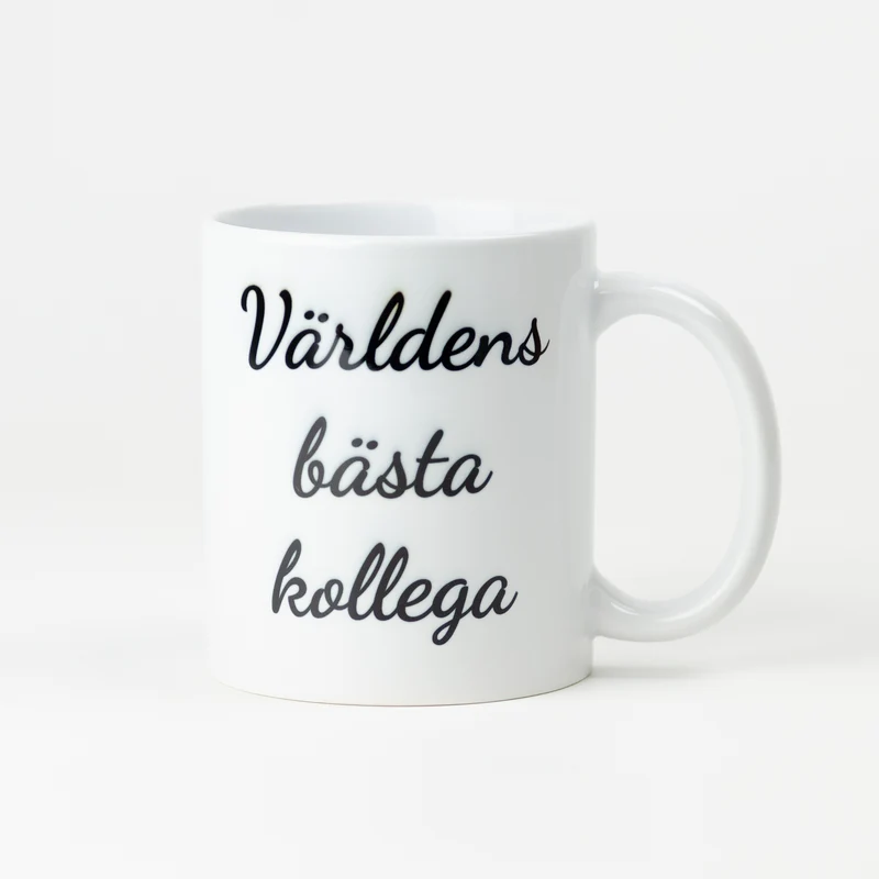 Kaffekopp till kollega | Världens bästa kollega