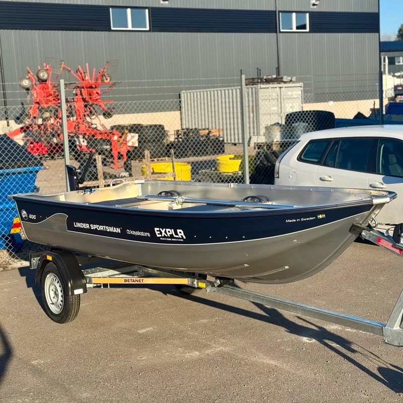 Linder Sportsman 400 båtpaket EXPLR Edition med Betanet trailer och ePropulsion eLite