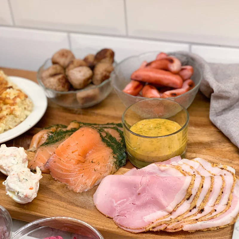 Julmatskasse för två