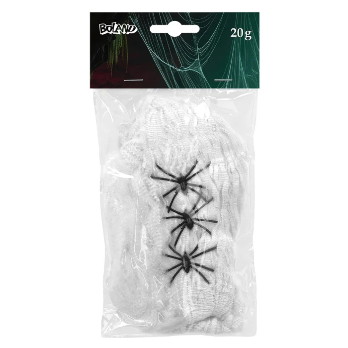 Spindelnät, vit 20 g