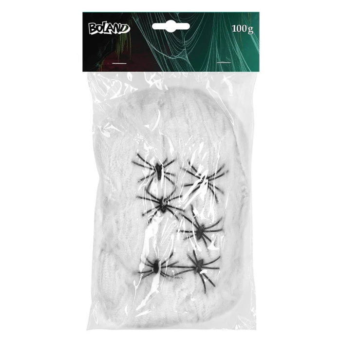 Spindelnät, vit 100 g