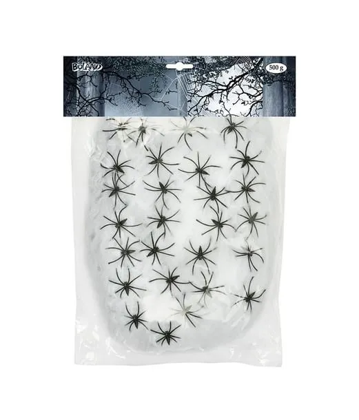 Spindelnät, vit 500 g