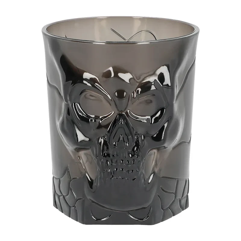 Plastglas, dödskalle 40 cl