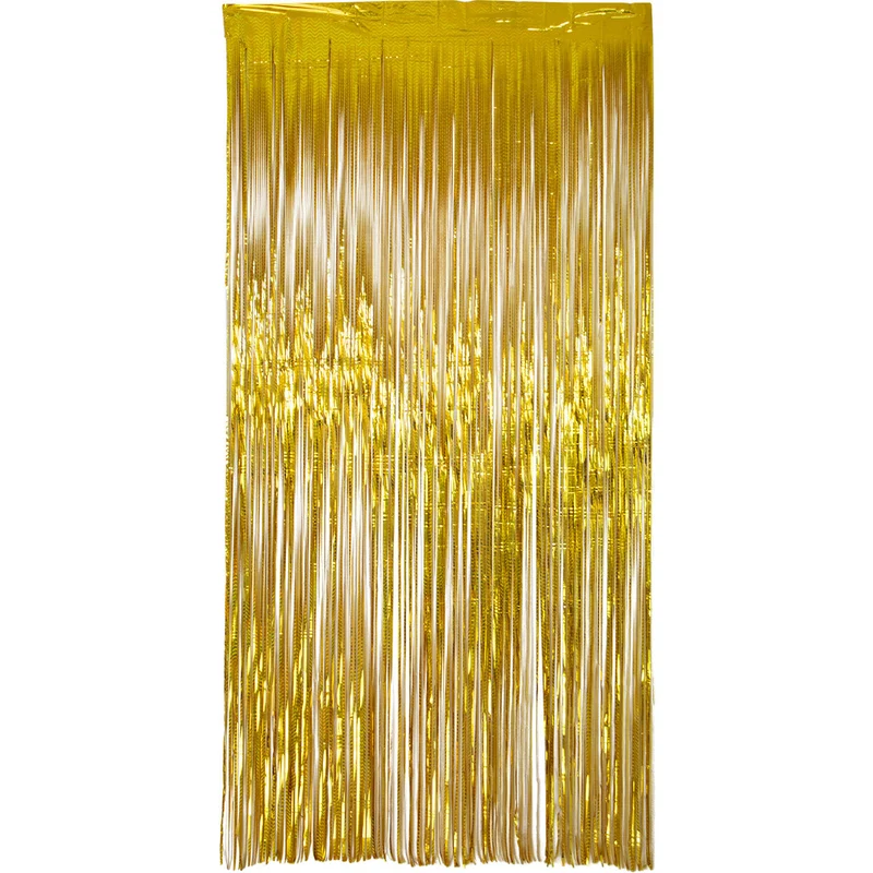 Glitterdraperi, guld 1x2 m