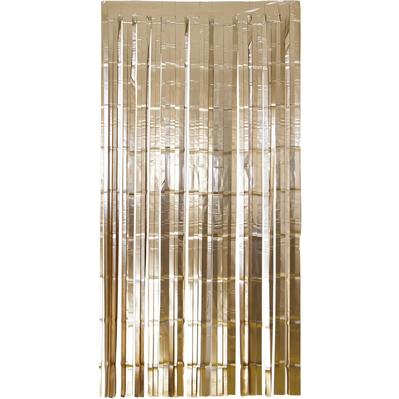 Glitterdraperi, matt guld 1x2 m