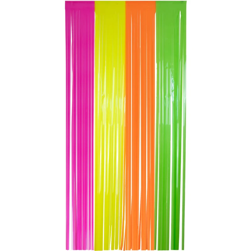 Glitterdraperi, neon 1x2 m
