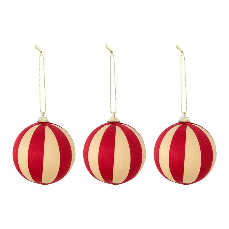 Bloomingville - Wynn Ornament, RøD, Polyester 82072370 - Red