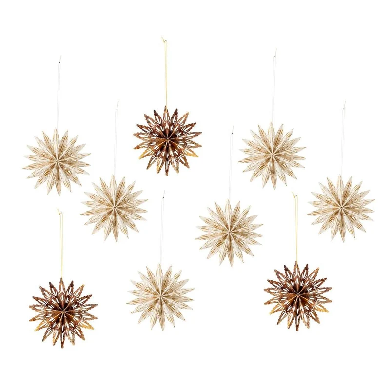 Bloomingville - Star Ornament, Natur, Fsc® Mix, Papir 82068559 - Nature