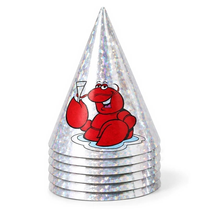 Kräfthattar, silver 6 st