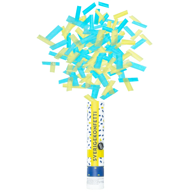 Konfettibomb, Sverige 25 cm